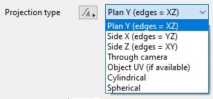Projection types