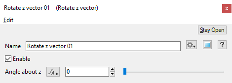 Rotate Z Vector