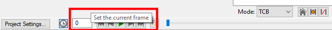 Set the Current Frame of the project to the first frame you wish to start the motion data at.