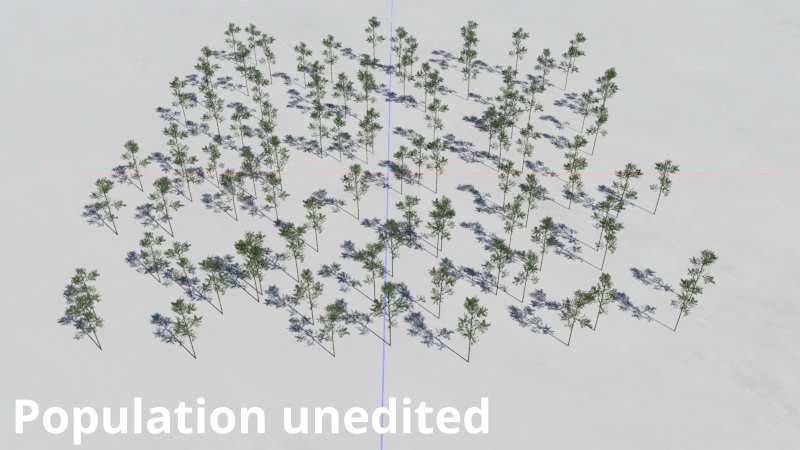 Unedited population