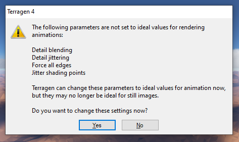 The Check Animation button can automatically optimize the subdivision settings for rendered image sequences.