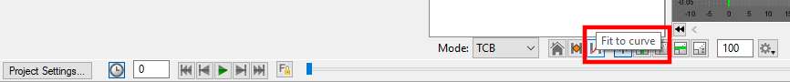 With the null object selected, click on the Fit to Curve button.