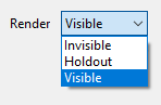 Object's render types.