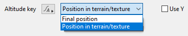 Altitude key options