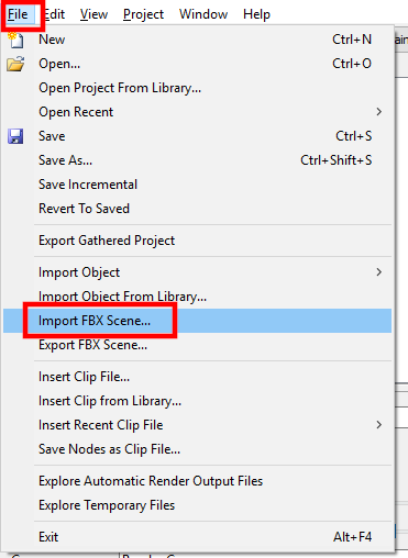 Terragen’s Import FBX settings.