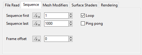 Sequence Tab