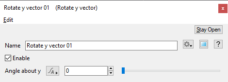 Rotate Y Vector