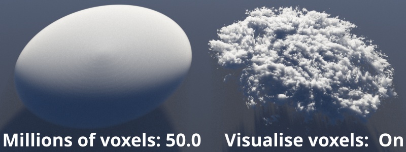 Visualise voxels on. Millions of voxels - 50.0