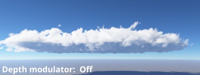 Depth modulator off. Centre(0..1) = 0