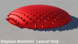 Displace direction: Lateral only